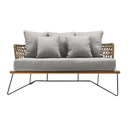 Yelapa love seat cuerda beige cojinería curri // Pedido especial_2933