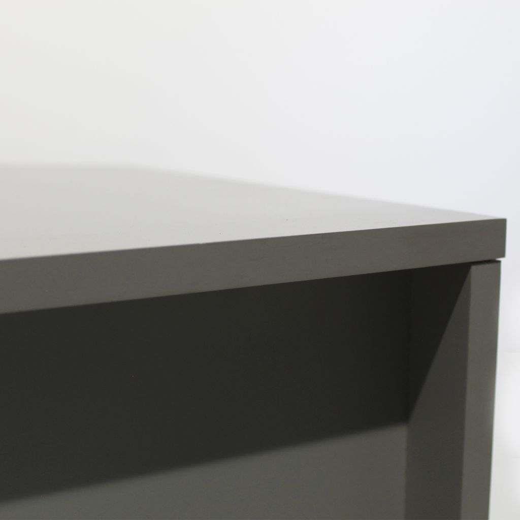 Cubi escritorio esquina gris // MS_17640