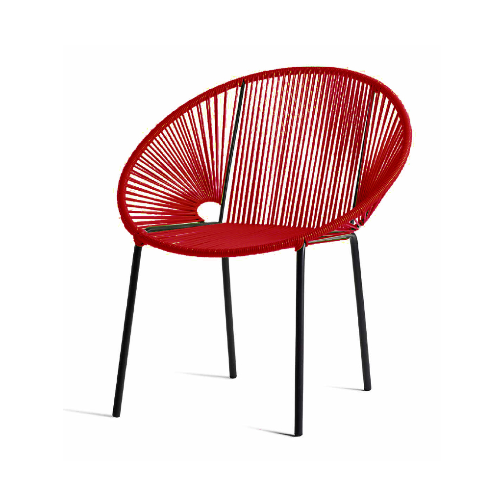Verica silla rojo de pvc // MP_13938