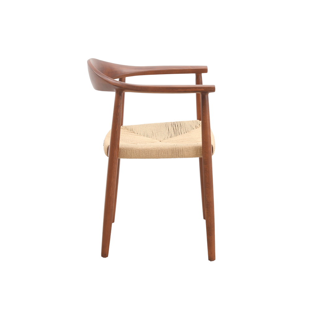Fellow silla madera con asiento de rattan_20980