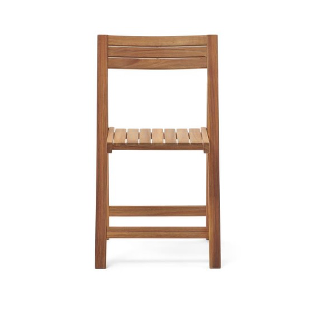 Sadirar silla plegable de exterior de madera maciza de acacia FSC 100% // KH_24814