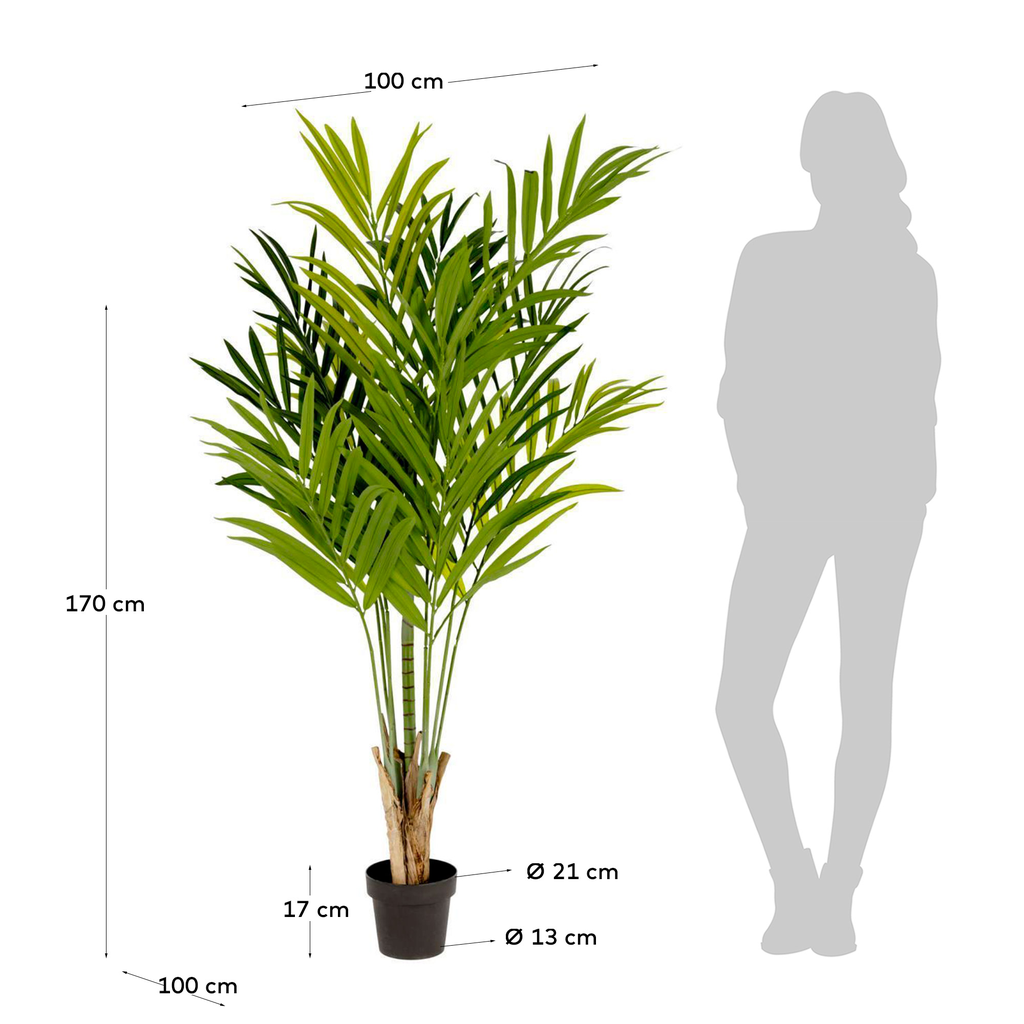 Palmera de bambú planta artificial de 170 cm // Outlet_220