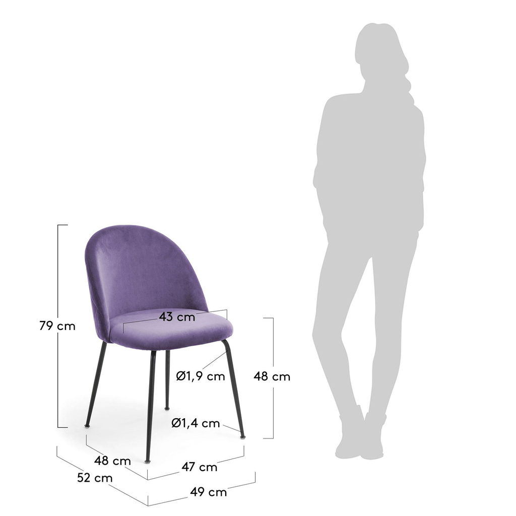 Mystere silla violeta // Outlet_2140