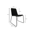 Cocula silla metal negro cuerda negra_25600