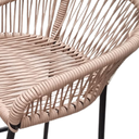 Tequila banco metal negro cuerda beige_25610