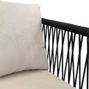 Tequila sillón metal negro cuerda negra cojinería curri // Pedido especial_25764