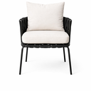 Veracruz silla cuerda negra textilne y loneta 100% exterior_26753