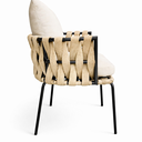 Veracruz silla cuerda beige textilene y loneta 100% exterior_26838