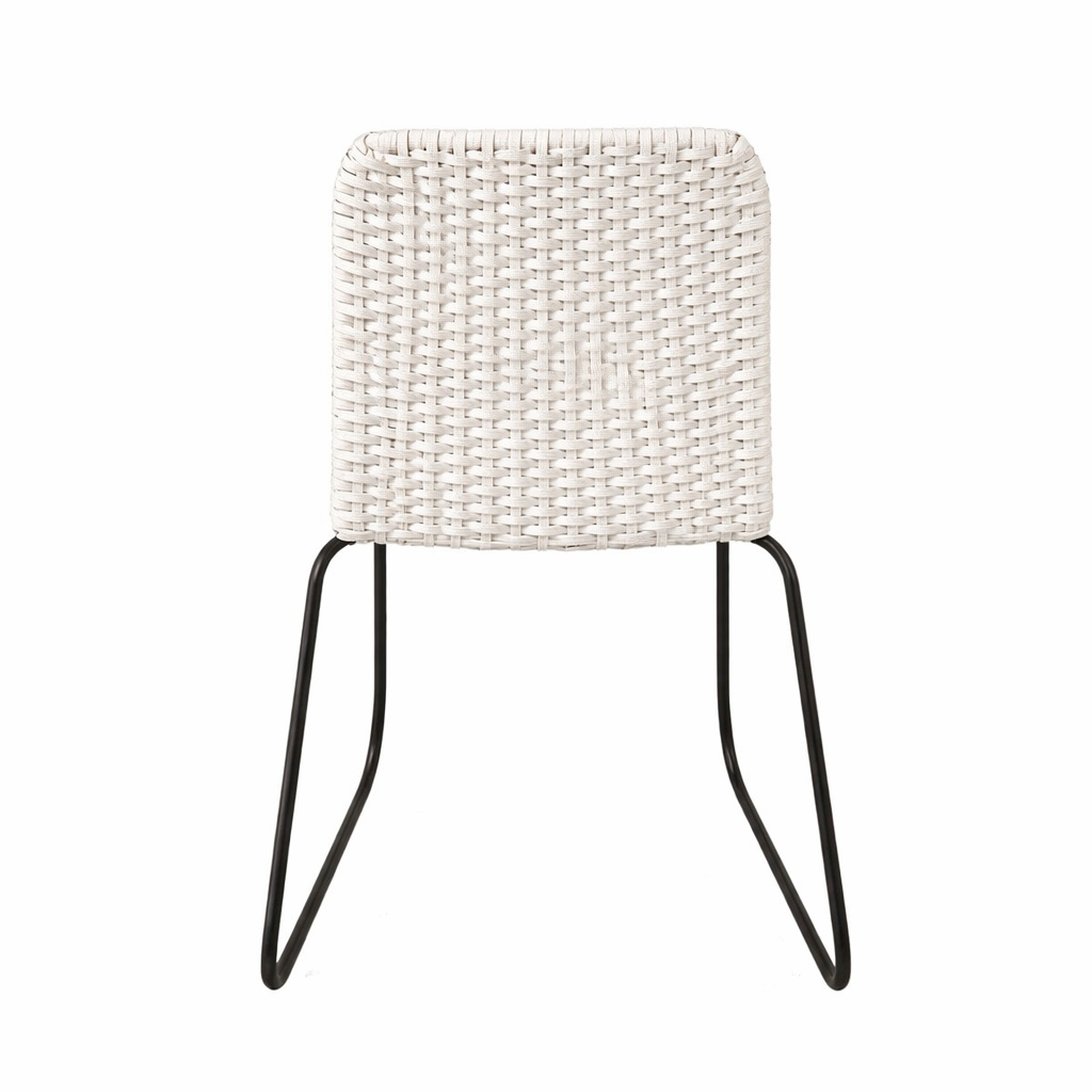 Cocula silla metal negro cuerda blanca // Exterior techado_26859