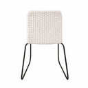 Cocula silla metal negro cuerda blanca // Exterior techado_26859