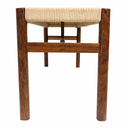 Mazamitla banca de parota cuerda redonda beige // Exterior techado_26921