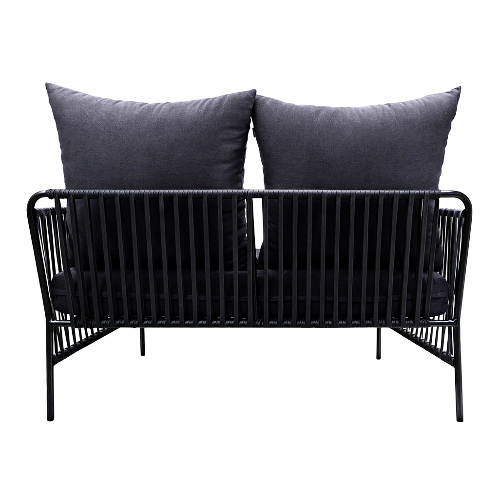 Chetumal love seat acero galvanizado textilene y loneta // Exterior 100%_26908