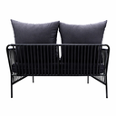 Chetumal love seat acero galvanizado textilene y loneta // Exterior 100%_26908