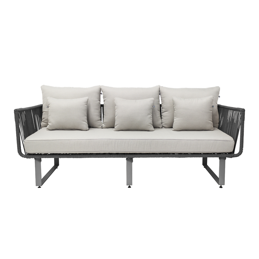 Vallarta sofa metal negro tela loneta // Exterior techado_30646