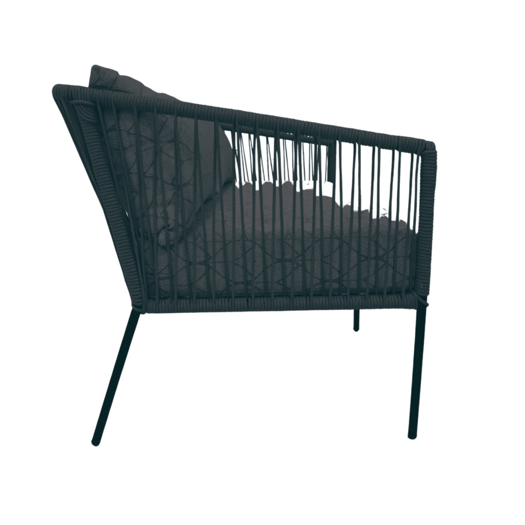 Tequila love acero galvanizado negro textilene negro loneta // Exterior 100%_31236