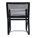 Xalapa silla acero galvanizado negro textilene negro // Exterior 100%_31255