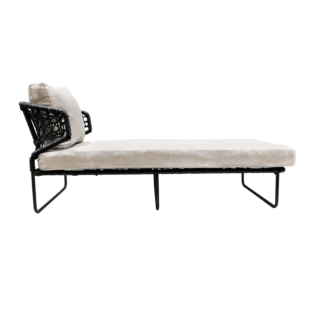 Yelapa camastro acero galvanizado negro cuerda textilene negra tela loneta // Exterior 100%_31386