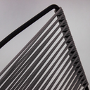 Caleta silla acero galvanizado negro cuerda textilene negra o en color elegir // Exterior 100%_31418