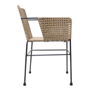 Costa silla acero galvanizado negro textilene beige PEDIDO ESPECIAL 20 PZAS MIN. // Exterior 100%_31354