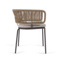 Avandaro silla metal negro, cuerda y tela // Exterior techado._31456