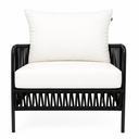 Chetumal sillón metal negro cuerda negra cojinería // Exterior techado_31476