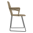 Acapulco silla hexagonal con brazos beige // Exterior techado_31150