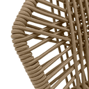 Acapulco silla hexagonal con brazos beige // Exterior techado_31153