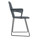 Acapulco silla hexagonal con brazos gris // Exterior techado_31155