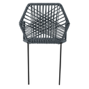 Acapulco silla hexagonal con brazos gris // Exterior techado_31157