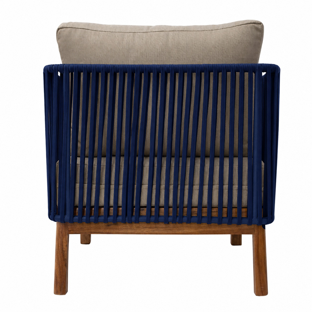 Oaxaca sillón azul marino y loneta antidecoloración // Exterior techado_31540