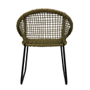 Mixtlan silla acero galvanizado negro cuerda textilene beige // Exterior 100%_31429