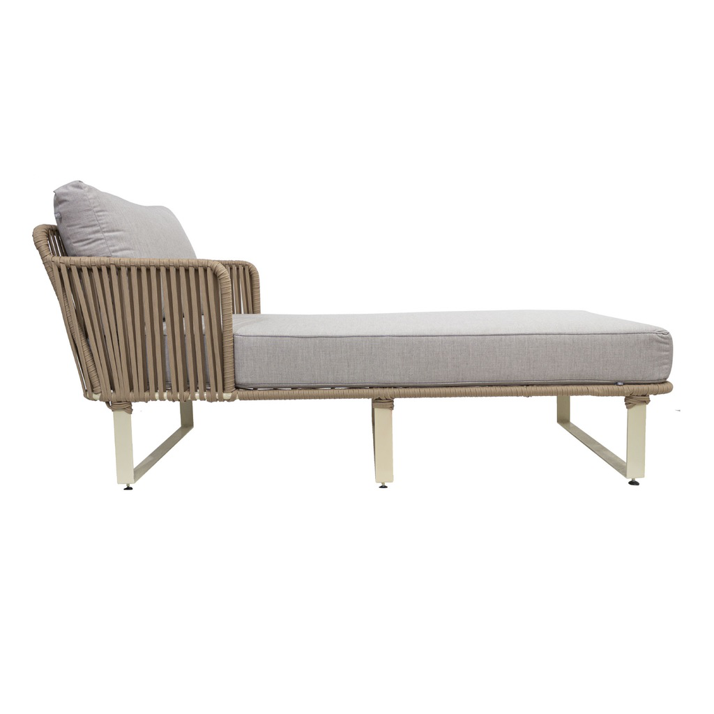 Vallarta camastro metal beige cuerda textilene beige tela loneta // Exterior 100%_30859