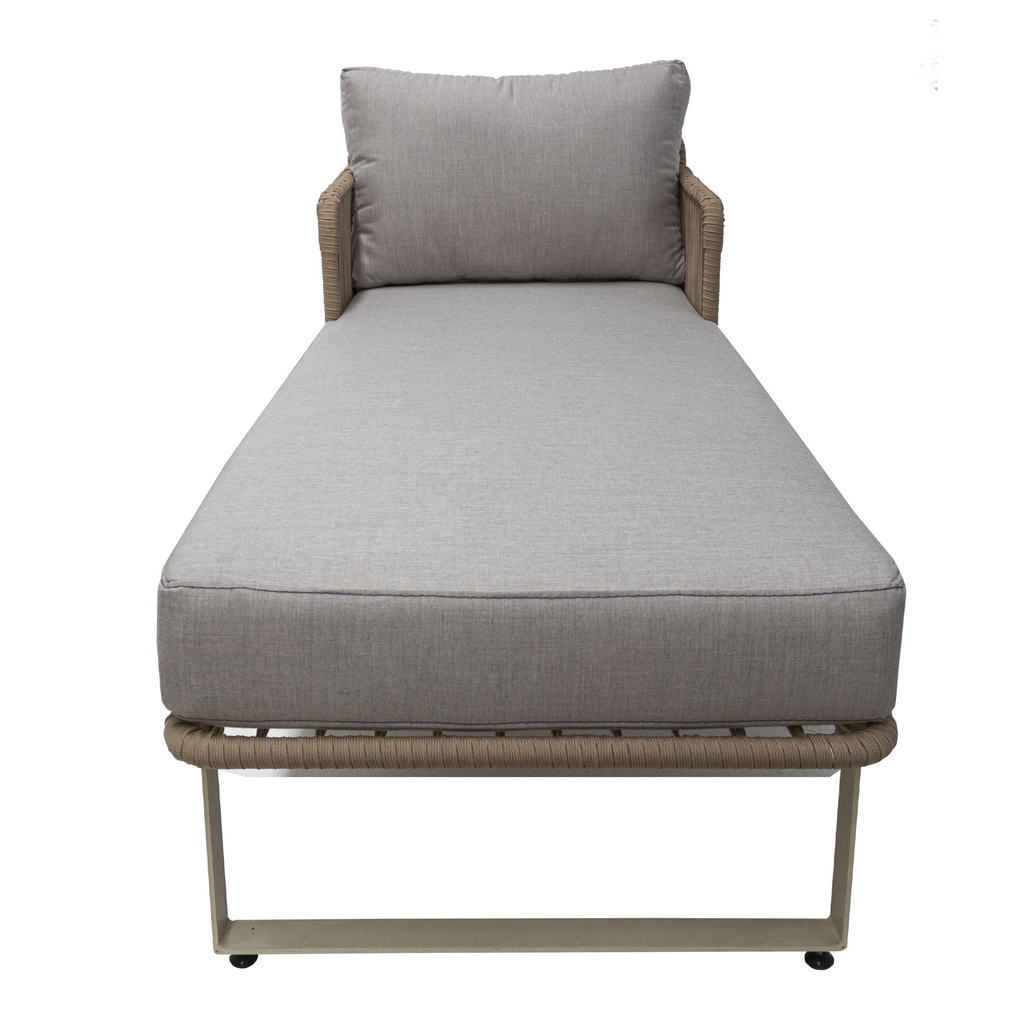 Vallarta camastro metal beige cuerda textilene beige tela loneta // Exterior 100%_32330