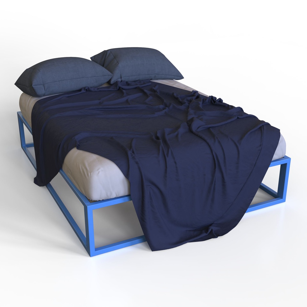 Morph 156 cama queen azul claro // MS_3