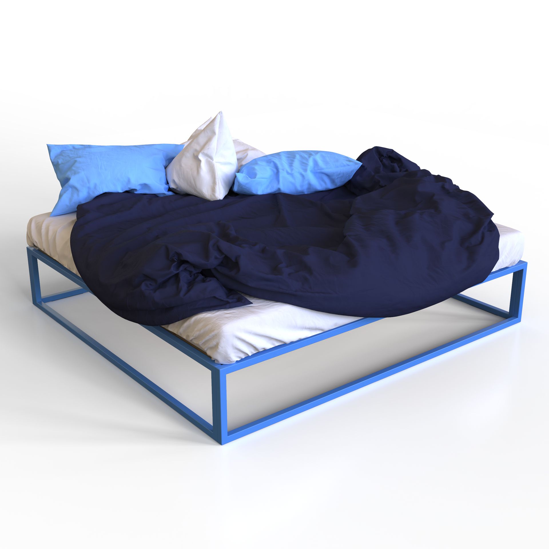 Morph 206 cama king azul claro // MS_3