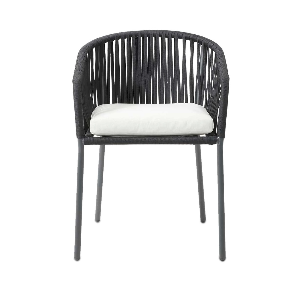 Kronos silla de exterior negro // MP