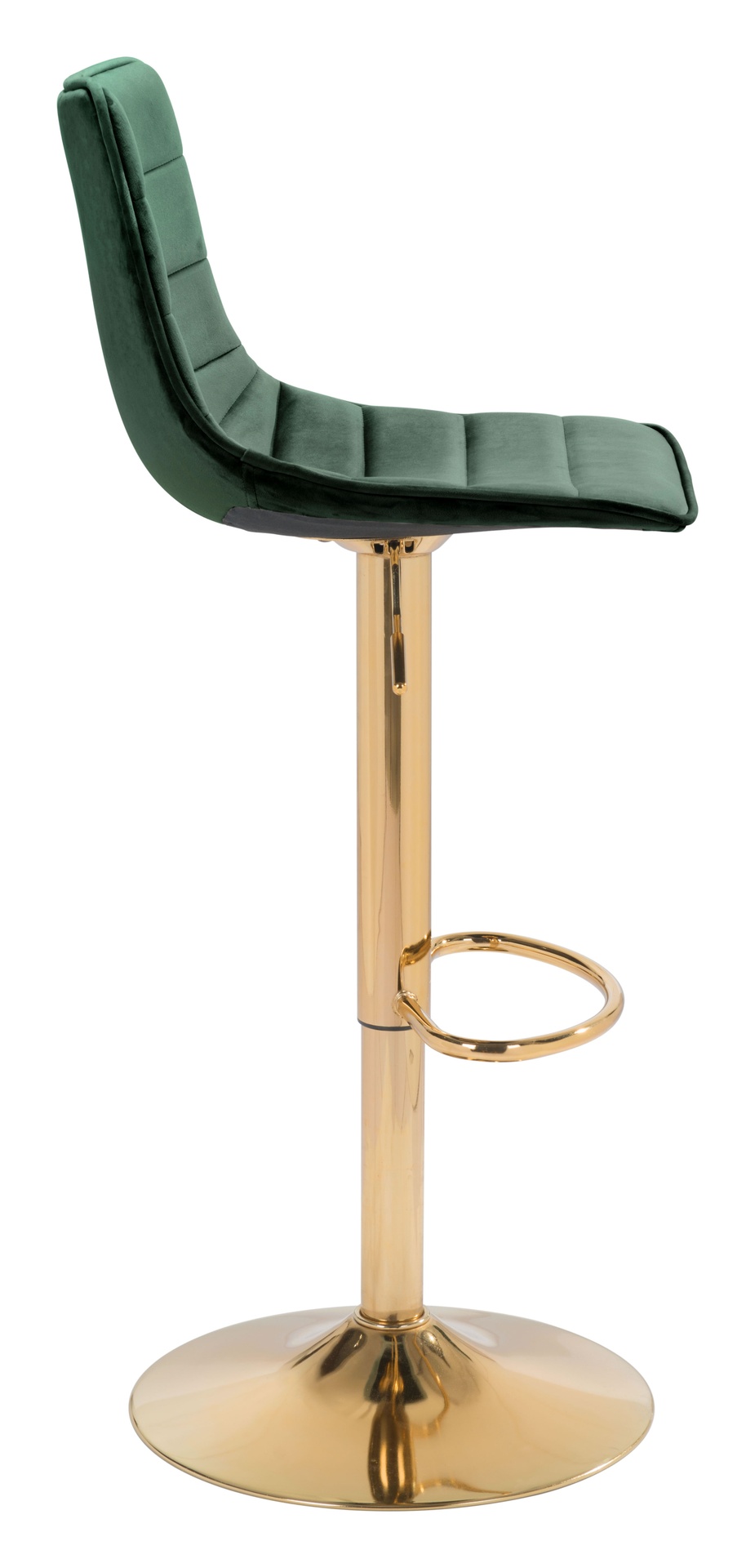 Amir silla bar verde oscuro y dorado // MS