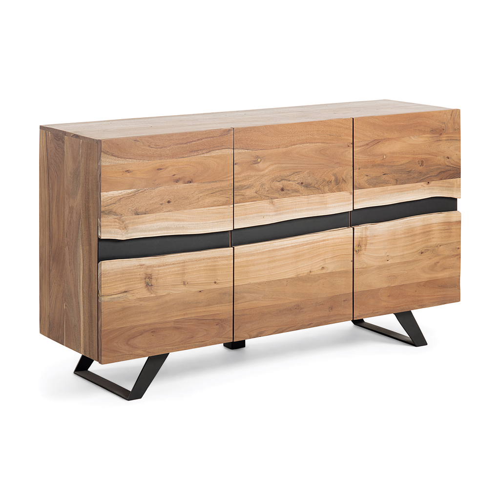 Irvin credenza 148x85 metal madera acacia