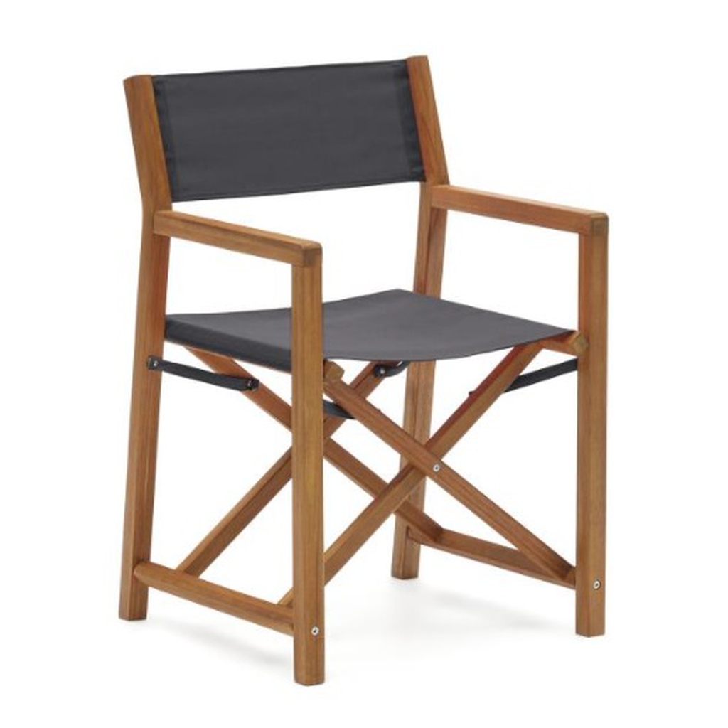 Thianna silla de exterior negro // Outlet