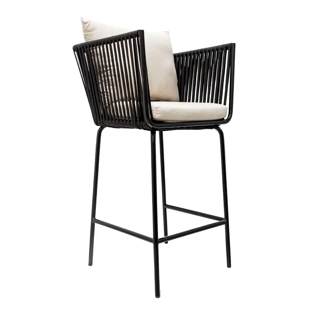 Chetumal banco acero galvanizado, textilene y loneta // Exterior 100%