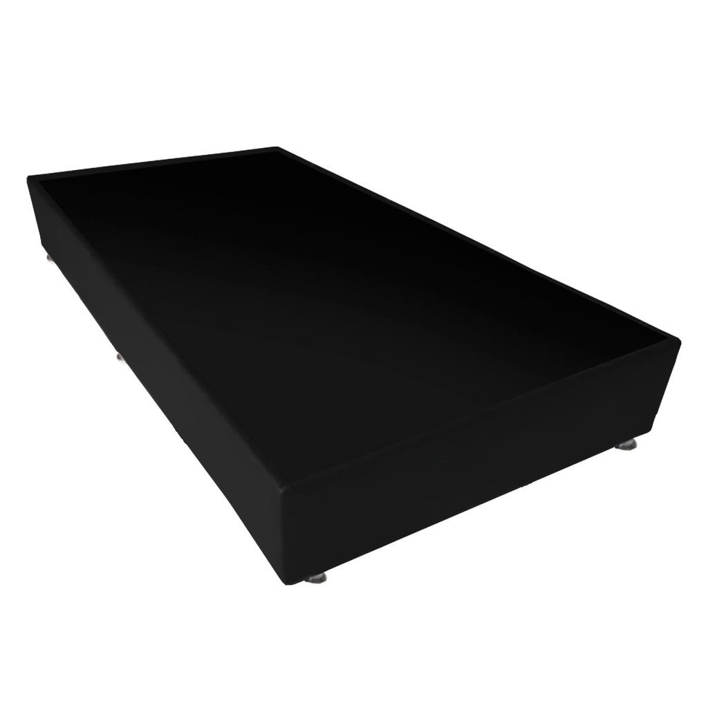 Bonanza base de cama individual tapiz negro // MP
