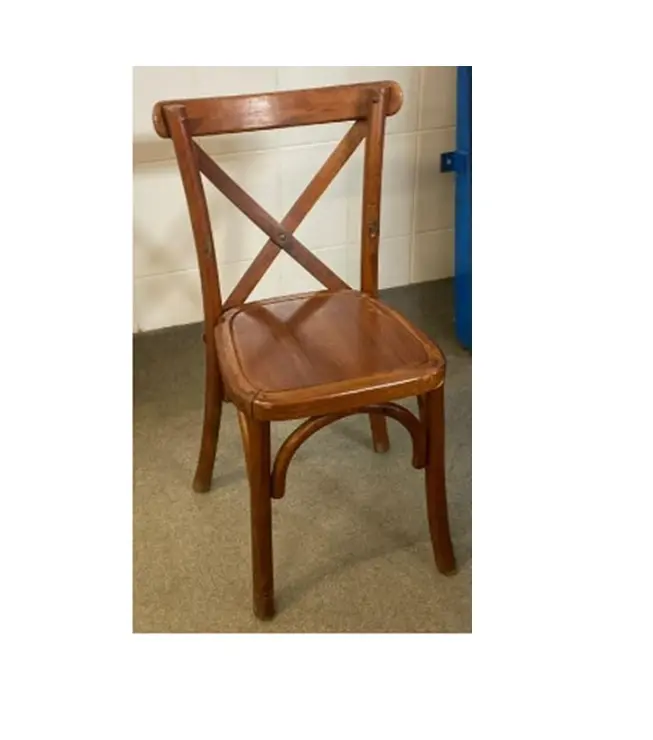 Cross back silla madera de tzalam // Exterior 100 %