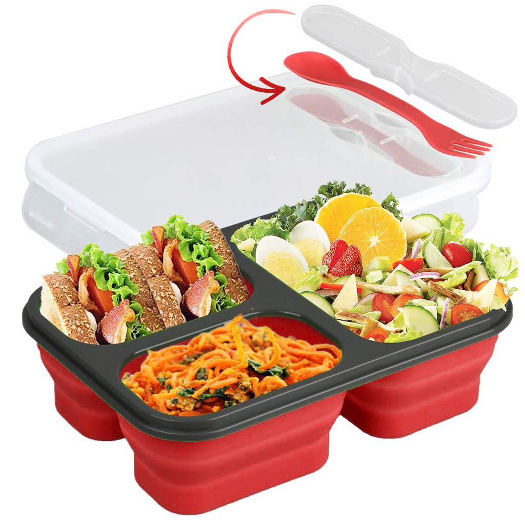 Meimia lunch box grande cod. 1010 rojo // MP