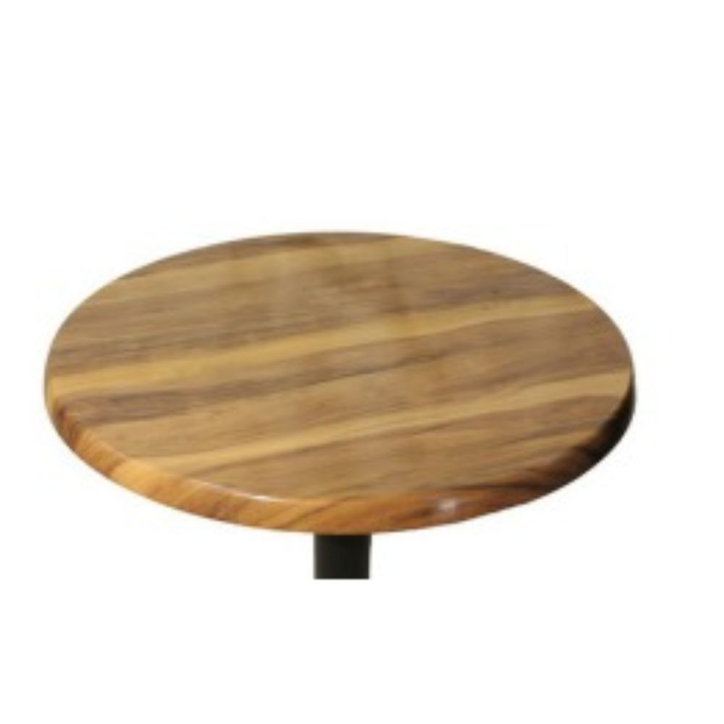 Cubierta melamina encapculada indian rosewood redonda 60x60 // MP