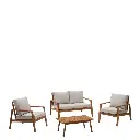 Frares set de sofá + 2 sillones + mesa de centro