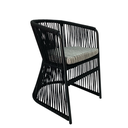 Jocotepec silla aluminio con textilene y loneta // Exterior 100%