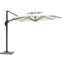 Tuscany arm sombrilla blanca con base // Exterior 100%