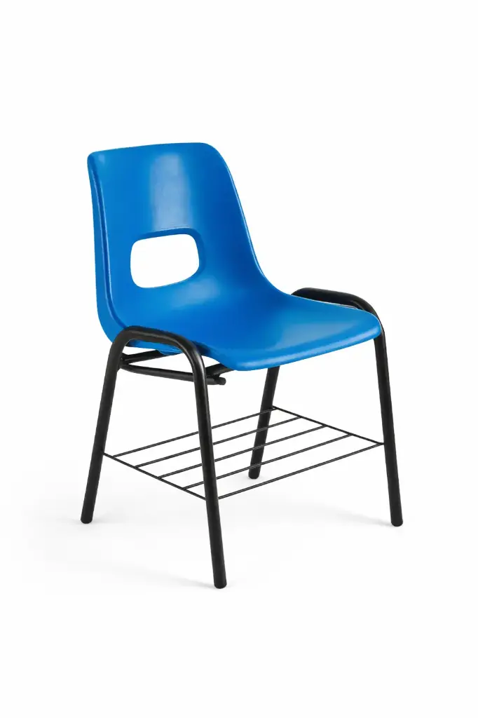 Silla Classroom 4 patas con rejilla