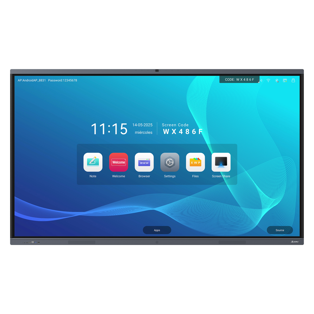 Pantalla 86" touch all in one