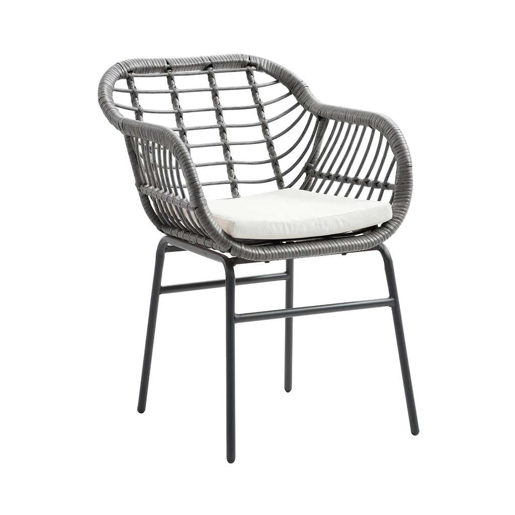 Kisper silla exterior gris // MS